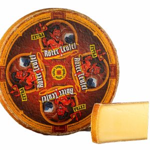 Artikel-Nr. 1136<br>ROTER TEUFEL EXTRA, Hartkäse aus der Schweiz, 6,5 kg