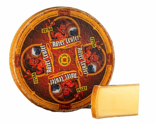 Artikel-Nr. 1136<br>ROTER TEUFEL EXTRA, Hartkäse aus der Schweiz, 6,5 kg