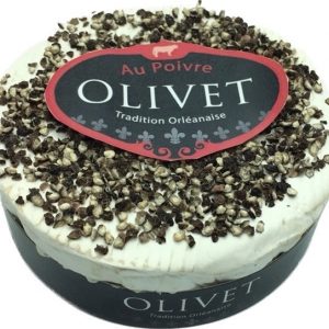 Artikel-Nr. 6541<br>OLIVET MIT PFEFFER, Weichkäse aus Frankreich, 250 g