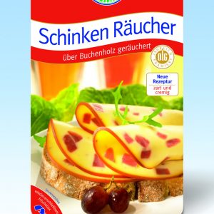 Artikel-Nr. 0402<br>SCHINKEN RÄUCHER SCHEIBEN, Schmelzkäsezubereitung aus Deutschland, 200 g
