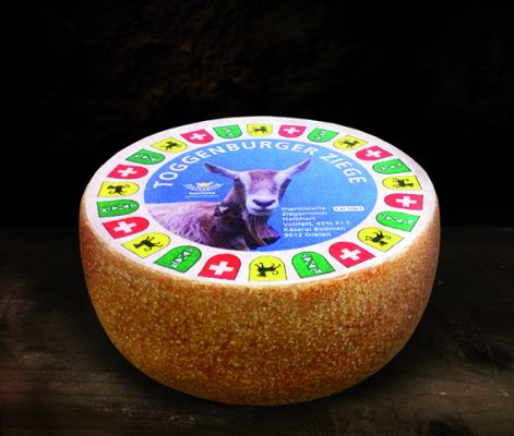 Artikel-Nr. 0969<br>TOGGENBURGER ZIEGE, Hartkäse aus der Schweiz, 2,0 kg