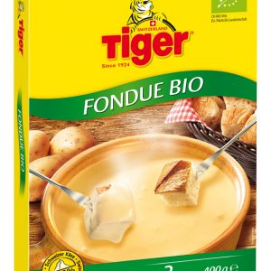 Artikel-Nr. 1140<br>BIO FONDUE TIGER, Fondue aus Schweiz, 400 g