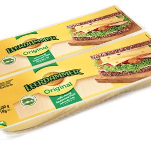 Artikel-Nr. 1225<br>LEERDAMMER ORIGINAL SCHEIBEN, Schnittkäse aus Deutschland, 2 x 500 g