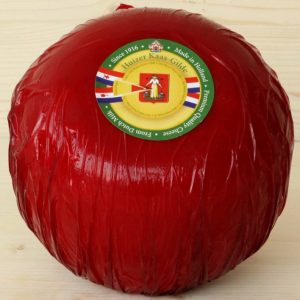 Artikel-Nr. 1227<br>EDAMER KUGEL ROT g.g.A., Schnittkäse aus Holland, 1,9 kg