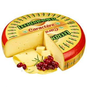 Artikel-Nr. 1362<br>LEERDAMMER CARACTERE 1/2, Schnittkäse aus Holland, 4,8 kg
