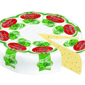 Artikel-Nr. 1570<br>ALLGÄUER RAHM-TORTE KRÄUTER, Weichkäse aus Deutschland, 1,4 kg
