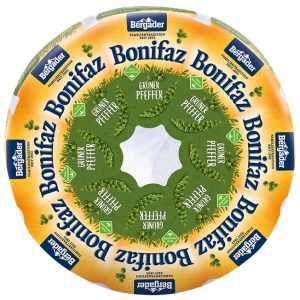 Artikel-Nr. 1944<br>BONIFAZ GRÜNER PFEFFER, Weichkäse aus Deutschland, 1,2 kg