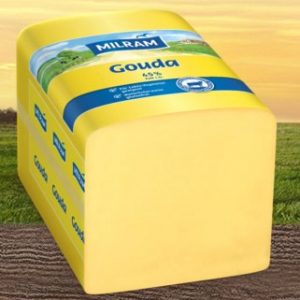 Artikel-Nr. 1735<br>MILRAM GOUDA BROT, Schnittkäse aus Deutschland, 3,0 kg