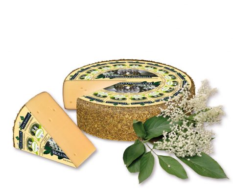 Artikel-Nr. 1736<br>HOLUNDER REBELL 1/2, Schnittkäse aus Österreich, 3,0 kg