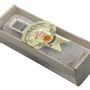 Artikel-Nr. 2229<br>SAINTE MAURE DE TOURAINE BERCEAU, Weichkäse aus Frankreich, 250 g