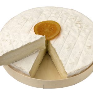 Artikel-Nr. 2245<br>BRIE ORANGENLIQUÖR, Weichkäse aus Frankreich, 1,5 kg