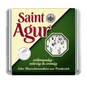 Artikel-Nr. 2623<br>SAINT AGUR, Weichkäse aus Frankreich, <br>125 g