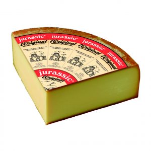 Artikel-Nr. 2868<br>JURASSIC L'Orginal 1/4, Hartkäse aus Frankreich, 2,5 kg
