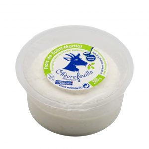 Artikel-Nr. 2870<br>FRAIS DE SAINT MARTIAL ZIEGENFKS. BLISTER, Frischkäse aus Frankreich, 200 g