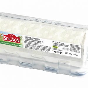 Artikel-Nr. 2979<br>ZIEGENWEICHKÄSE ROLLE SOIGNON, Weichkäse aus Frankreich, 1,0 kg