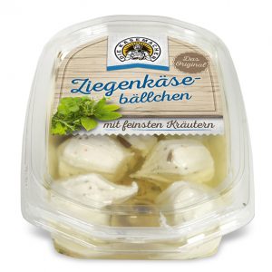 Artikel-Nr. 3064<br>ZIEGENKÄSE BÄLLCHEN, Frischkäse aus Österreich, 180 g