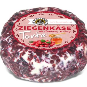 Artikel-Nr. 3119<br>ZIEGENKÄSETORTE HONIG CRANBERRY, Frischkäsezubereitung aus Österreich, 1,0 kg