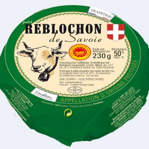 Artikel-Nr. 3151<br>REBLOCHON TRADITION EMOTION, Halbfester Schnittkäse aus Frankreich, 230 g