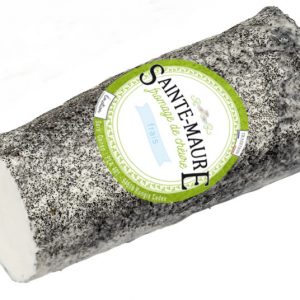 Artikel-Nr. 3163<br>SAINTE MAURE ASCHE, Frischkäse aus Frankreich, 250 g