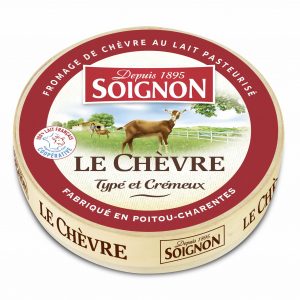 Artikel-Nr. 3270<br>ZIEGENWEICHKÄSE SOIGNON, Weichkäse aus Frankreich, 180 g