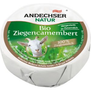 Artikel-Nr. 3736<br>BIO CAMEMBERT ZIEGE, Weichkäse aus Deutschland, 100 g