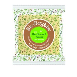 Artikel-Nr. 3796<br>BIO HEUMILCH BERGKÄSE, Hartkäse aus Deutschland, 180 g