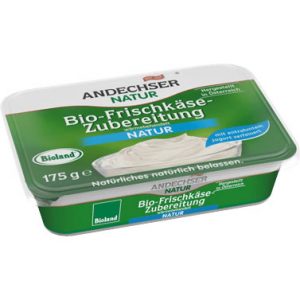 Artikel-Nr. 3972<br>BIO ANDECHSER FRISCHKÄSE  NATUR, Frischkäse aus Österreich, 175 g