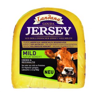 Artikel-Nr. 4336<br>LANDANA JERSEY MILD, Schnittkäse aus Holland, 250 g