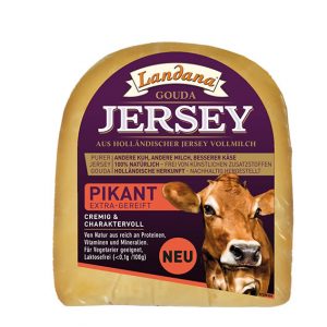 Artikel-Nr. 4337<br>LANDANA JERSEY PIKANT, Schnittkäse aus Holland, 250 g