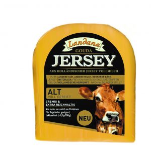 Artikel-Nr. 4338<br>LANDANA JERSEY ALT, Schnittkäse aus Holland, 180 g