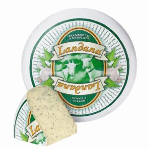 Artikel-Nr. 4384<br>LANDANA BRENNNESSEL KNOBLAUCH, Schnittkäse aus Holland, 4,0 kg