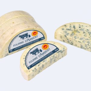 Artikel-Nr. 4617<br>FOURME D'AMBERT TRADITION EMOTION, Halbfester Schnittkäse aus Frankreich, 125 g