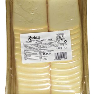 Artikel-Nr. 6597<br>FRZ. RACLETTE SCHEIBEN, Schnittkäse aus Frankreich, 800 g