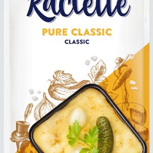 Artikel-Nr. 7258<br>SCHWEIZER RACLETTE SCHEIBEN, Schnittkäse aus der Schweiz, 200 g