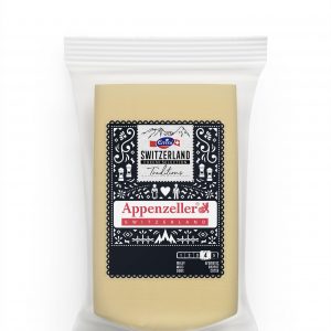 Artikel-Nr. 7333<br>APPENZELLER MILD WÜRZIG, Hartkäse aus der Schweiz, 210 g