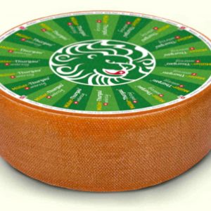 Artikel-Nr. 1234<br>MÜLLER-THURGAU WÜRZIG, Schnittkäse aus der Schweiz, 6,8 kg