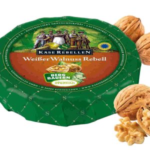 Artikel-Nr. 1734<br>WEISSER WALNUSS REBELL, Weichkäse aus Deutschland, 1,1 kg