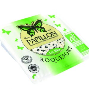 Artikel-Nr. 5290<br>BIO ROQUEFORT AOC, Halbfester Schnittkäse aus Frankreich, 100 g