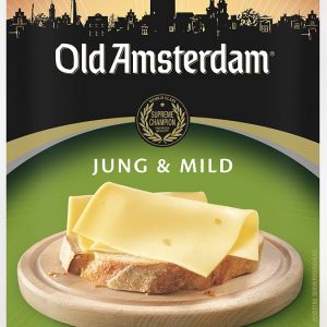 Artikel-Nr. 1348<br>OLD AMSTERDAM MILD & JUNG SCHEIBEN, Schnittkäse aus Holland, 145 g