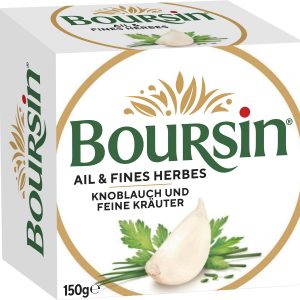 Artikel-Nr. 2375<br>BOURSIN KRÄUTER, Frischkäsezubereitung aus Frankreich, 150 g