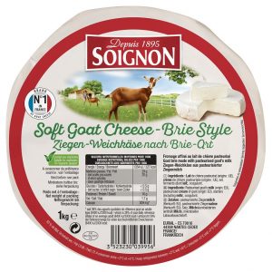 Artikel-Nr. 3250<br>BRIE ZIEGE SOIGNONBRIE ZIEGE SOIGNON, Weichkäse aus Frankreich, 1,0 kg