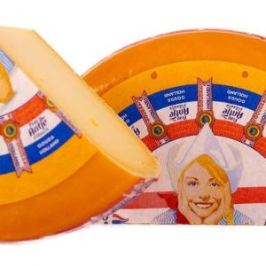 Artikel-Nr. 1216<br>GOUDA PIKANTJE VAN ANTJE 1/4, Schnittkäse aus Holland, 3,0 kg