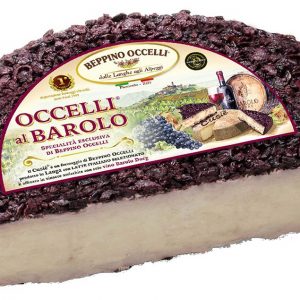 Artikel-Nr. 0283<br>OCCELLI AL BAROLO 1/2, Schnittkäsezubereitung aus Italien, 3,5 kg
