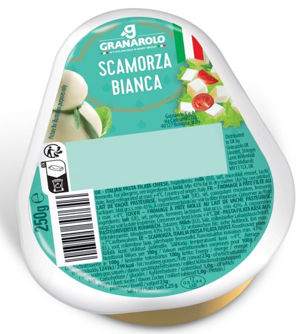 Artikel-Nr. 6662<br>SCAMORZA BIANCA, Pasta Filata Käse aus Italien, 250 g