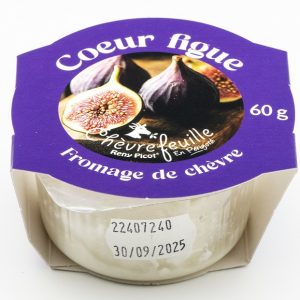 Artikel-Nr. 2480<br>COEUR DE CHEVRE FEIGE, Frischkäsezubereitung aus Frankreich, 60 g