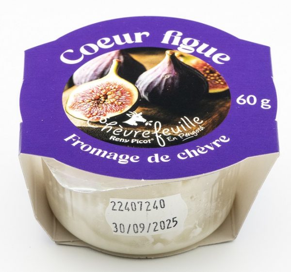 Artikel-Nr. 2480<br>COEUR DE CHEVRE FEIGE, Frischkäsezubereitung aus Frankreich, 60 g