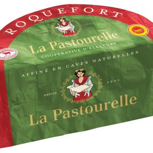 Artikel-Nr. 2670<br>ROQUEFORT LA PASTOURELLE AOP, Halbfester Schnittkäse aus Frankreich, 1,4 kg - AB KW 45!