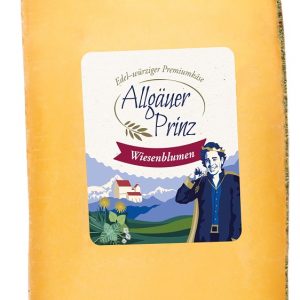 Artikel-Nr. 1918<br>ALLGÄUER PRINZ WIESENBLUMEN, Schnittkäse aus Deutschland, 180 g
