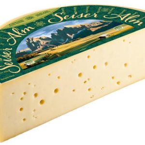 Artikel-Nr. 4959<br>SEISER ALM  1/2 LAIB, Schnittkäse aus Italien/Südtirol, 4,5 kg