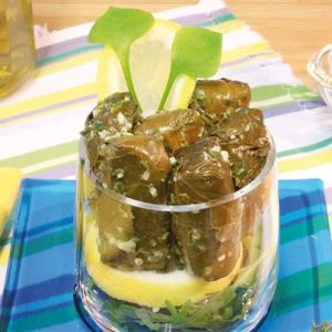 Artikel-Nr. 5539<br>WEINBLÄTTER GEFÜLLT MIT REIS KRÄUTER&KNOBLAUCH MIT RAPSÖL, Antipasti aus Deutschland, 1,0 kg